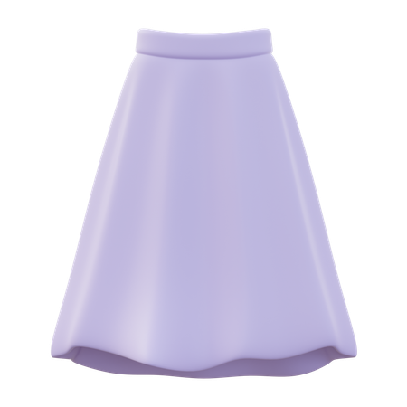 Midi skirt Women  3D Icon