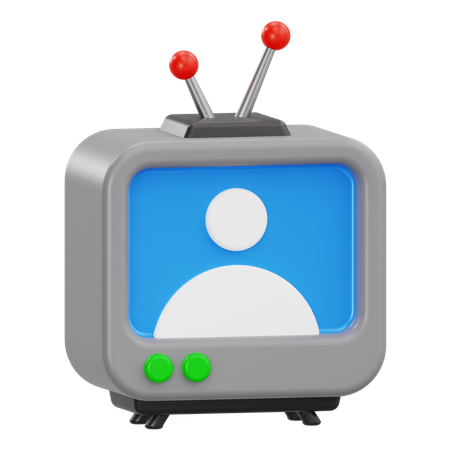 Mídia de transmissão  3D Icon