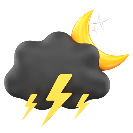 Midnight Thunder  3D Icon