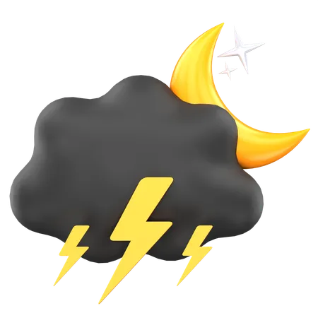 Midnight Thunder  3D Icon