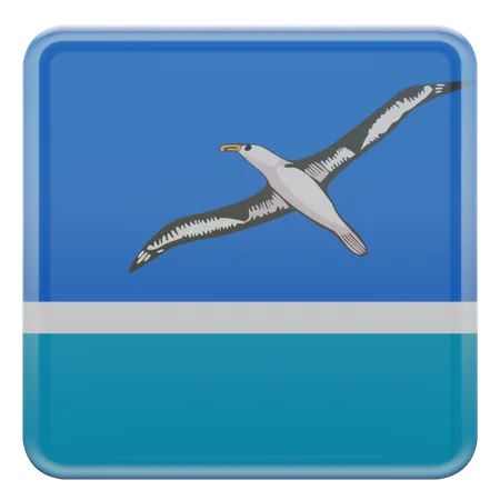 Midway Islands Flag  3D Illustration