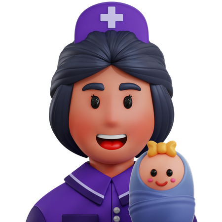 Midwife  3D Icon