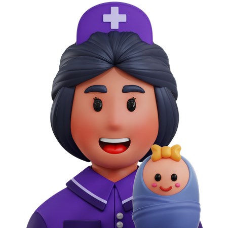 Midwife 3D Icon