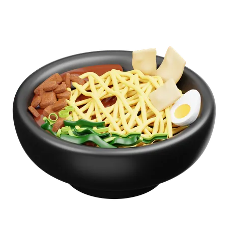 Mie Ayam  3D Icon