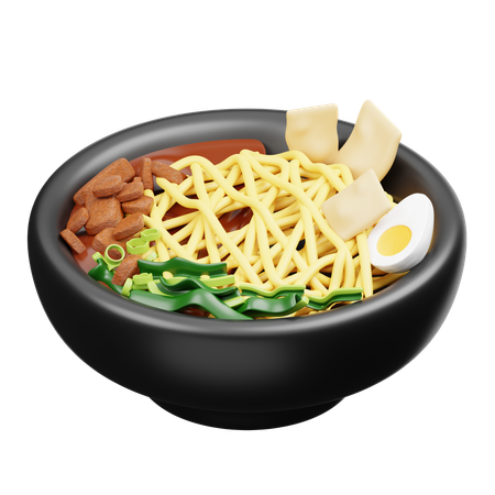 Mie Ayam  3D Icon