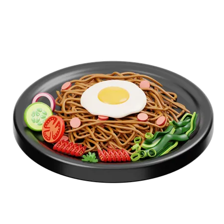 Mie Goreng  3D Icon