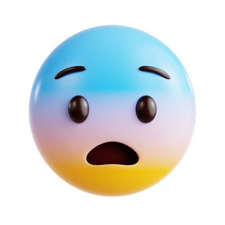 Emoji temeroso  3D Icon