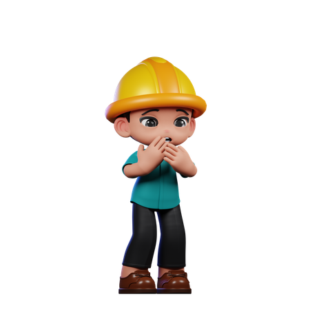 Miedo lindo ingeniero  3D Icon