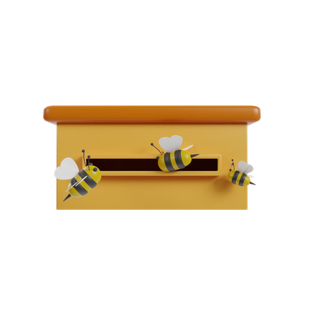 Miel de abeja  3D Icon