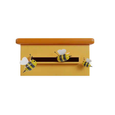 Miel de abeja  3D Icon