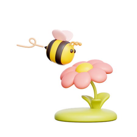 Miel de abeja  3D Icon