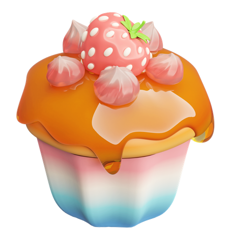 Petit gâteau au miel  3D Icon