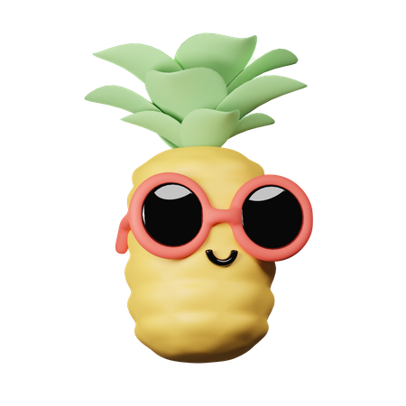 Ananas mignon  3D Icon