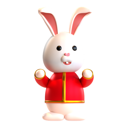 Lapin mignon  3D Icon