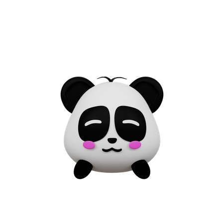 Panda mignon  3D Icon