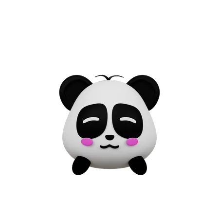 Panda mignon  3D Icon