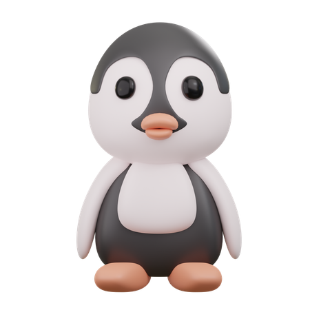 Pingouin mignon  3D Icon