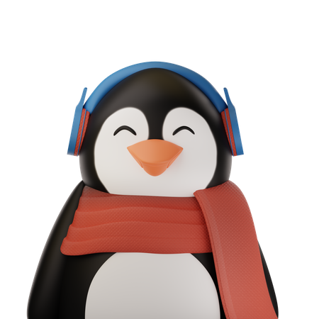 Pingouin mignon  3D Icon