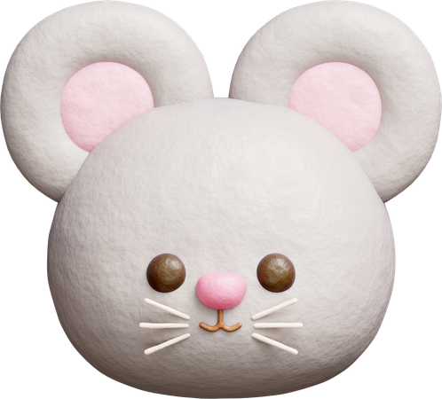 Rat mignon  3D Icon