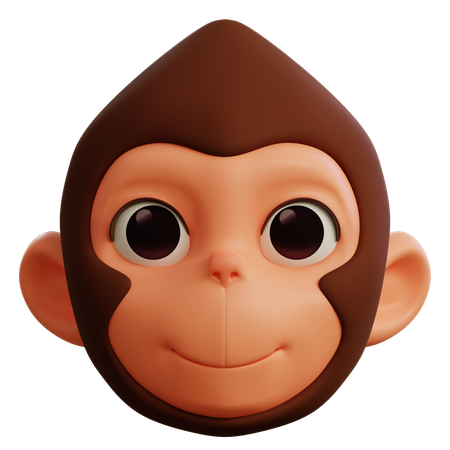 Singe mignon  3D Icon