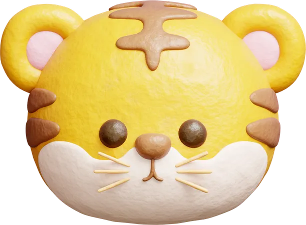 Tigre mignon  3D Icon