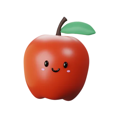 Jolie pomme  3D Icon