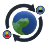 migration 3d logos