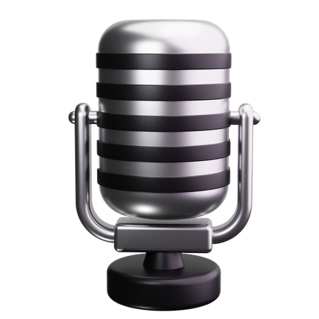 Mikrofon  3D Icon
