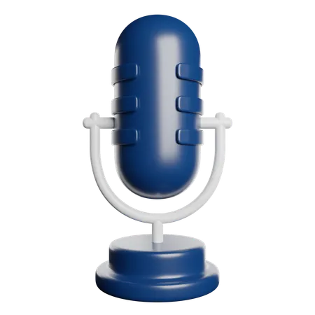 Mikrofon  3D Icon