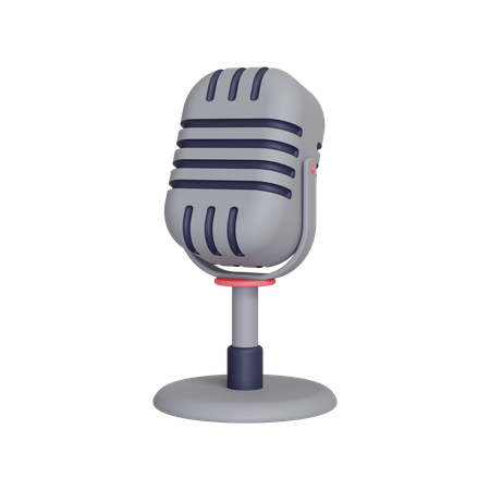 Mikrofon  3D Illustration