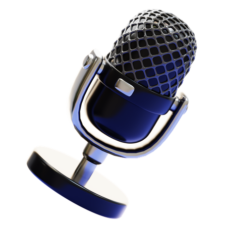 Mikrofon  3D Icon