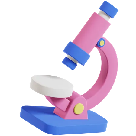Mikroskop  3D Illustration