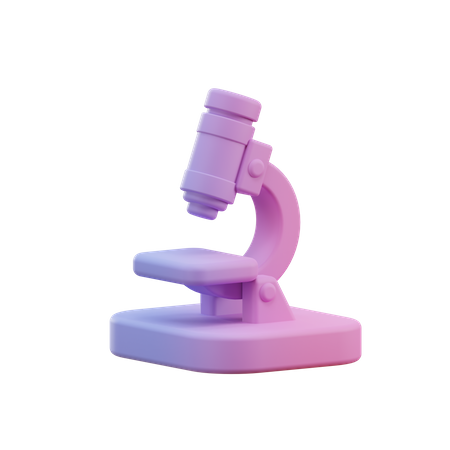 Mikroskop  3D Illustration