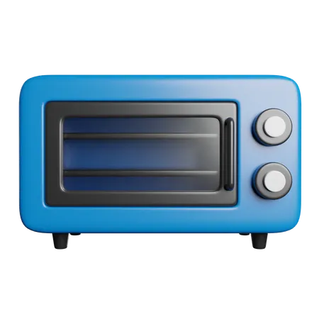 Mikrowelle  3D Icon