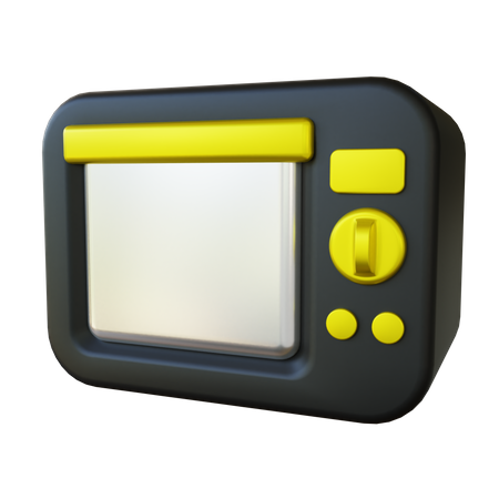 Mikrowelle  3D Icon