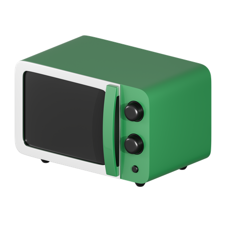 Mikrowelle  3D Icon