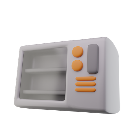 Mikrowelle  3D Icon