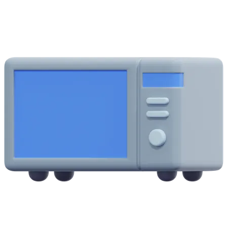 Mikrowelle  3D Icon