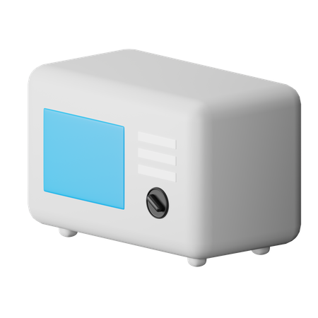 Mikrowelle  3D Icon