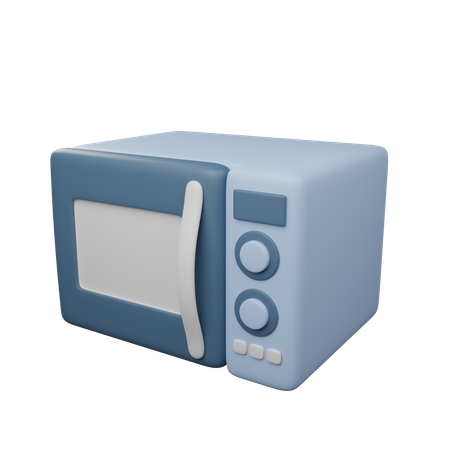 Mikrowelle  3D Icon