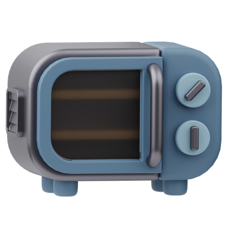 Mikrowelle  3D Icon