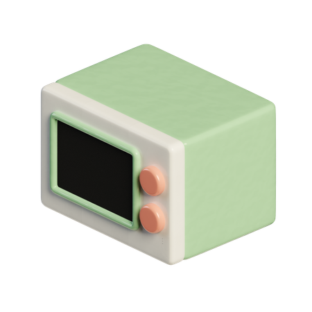 Mikrowelle  3D Icon
