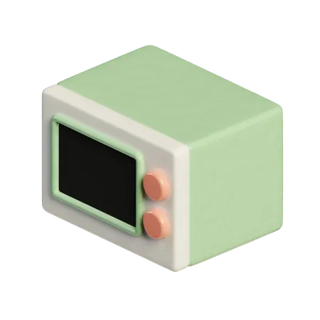 Mikrowelle  3D Icon