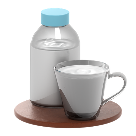 Milch  3D Icon