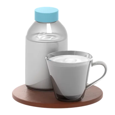 Milch  3D Icon