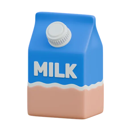 Milch  3D Illustration