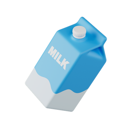 Milch  3D Illustration