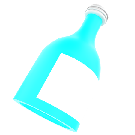 Flaschenmilch  3D Icon