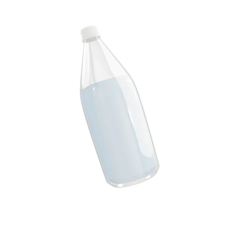 Milchflasche  3D Illustration