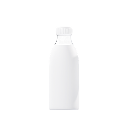 Milchflasche  3D Illustration